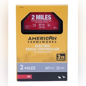 Brand New! 2-Mile AC-Powered Electric Fence Charger
